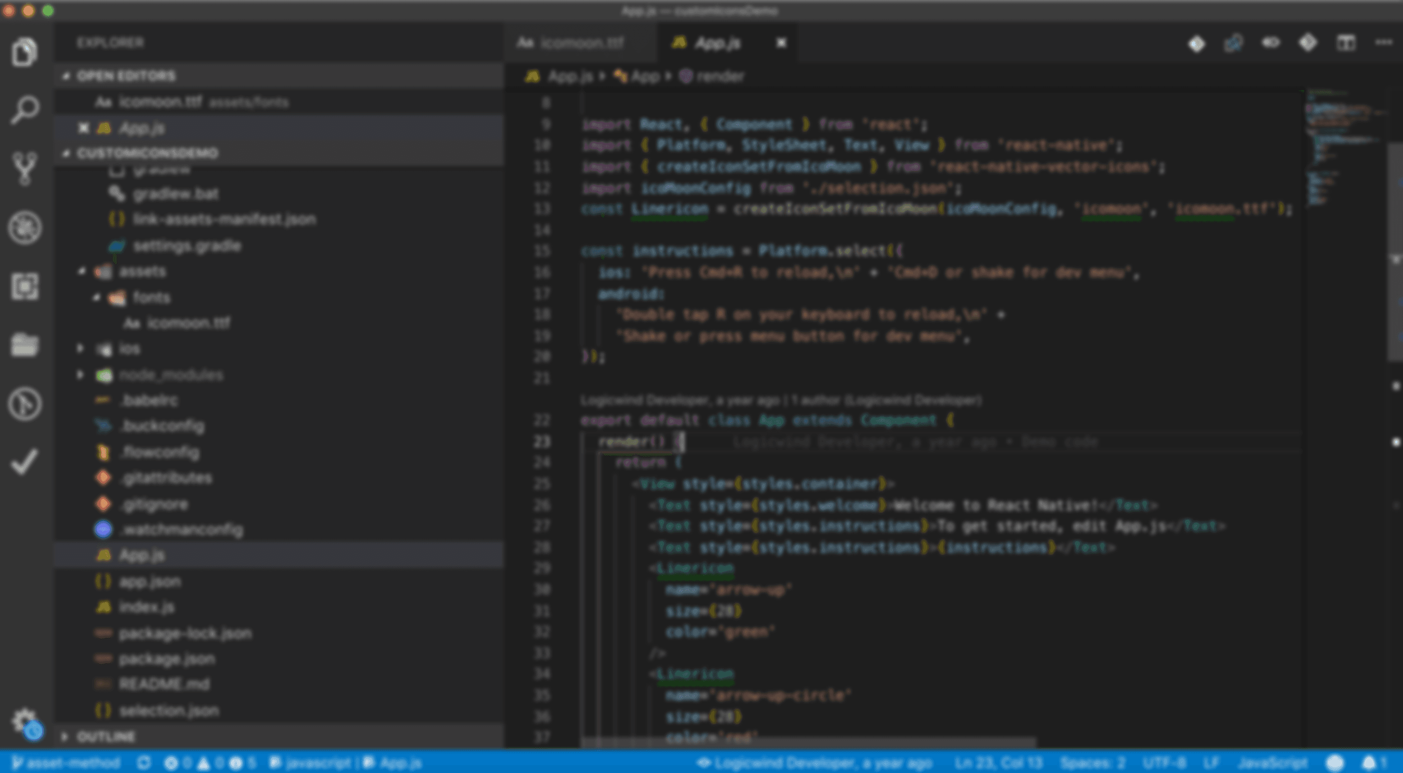 Custom and asset integrate methods for svg icons in react-native